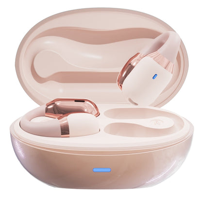 Hileo F16 TWS Touch Control IPX5 Waterproof Sports Earclip Noise Cancelation Earphones(Pink)