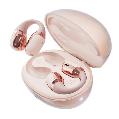 Hileo F16 TWS Touch Control IPX5 Waterproof Sports Earclip Noise Cancelation Earphones(Pink)