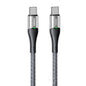 REMAX RC-C115 1.2m 100W Type-C to Type-C Smart Power-off Fast Charging Data Cable(Silver)