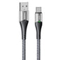 REMAX RC-C117 1.2m 66W USB to Type-C Smart Power-off Fast Charging Data Cable(Silver)