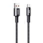 REMAX RC-C099 1.2m 66W USB to Type-C Fast Charging Braided Data Cable(Black)