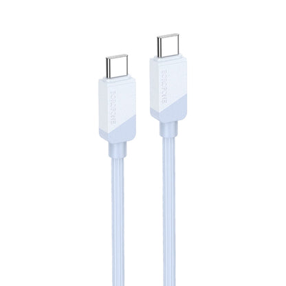 Borofone BX107 60W USB-C / Type-C to USB-C / Type-C Fast Charge Data Cable, Length:1m(Blue)