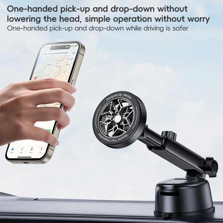 Yesido C266 Magesafe Magnetic Car Holder(Black)