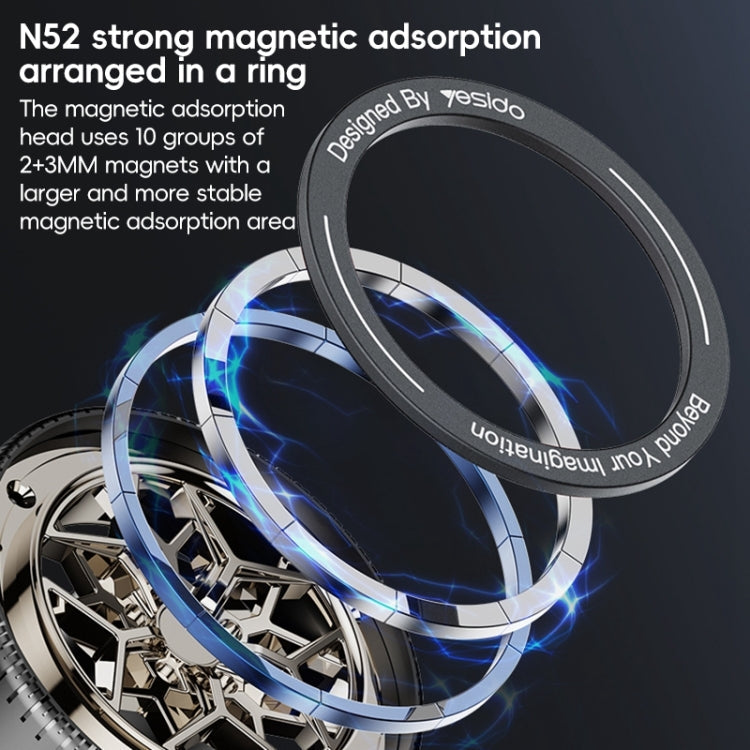Yesido C266 Magesafe Magnetic Car Holder(Black)