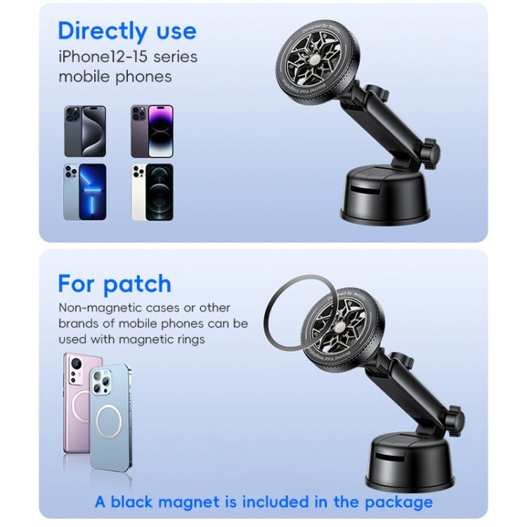 Yesido C266 Magesafe Magnetic Car Holder(Black)