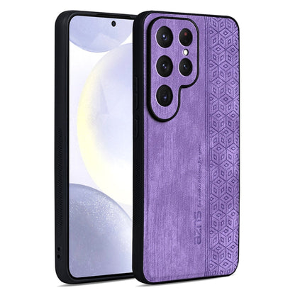 Pour Samsung Galaxy S25 Ultra 5G AZNS Étui de téléphone à motif 3D gaufré (Violet)