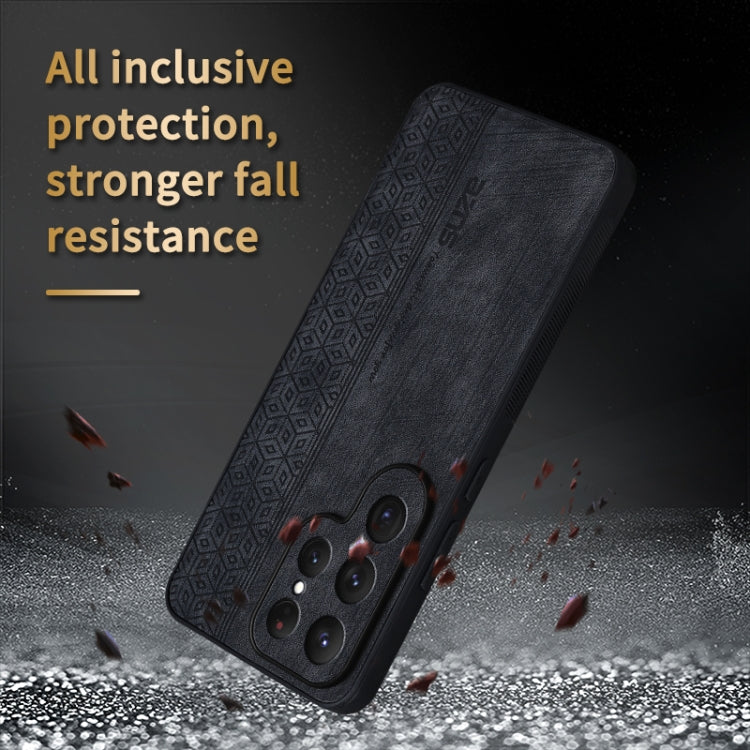 Pour Samsung Galaxy S25 Ultra 5G AZNS Étui de téléphone à motif 3D gaufré (Violet)