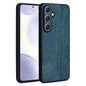 For Samsung Galaxy S25+ 5G AZNS 3D Embossed Skin Feel Phone Case(Dark Green)