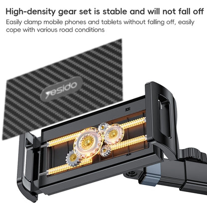 Yesido C294 Telescopic Car Backrest Folding Holder(Black)