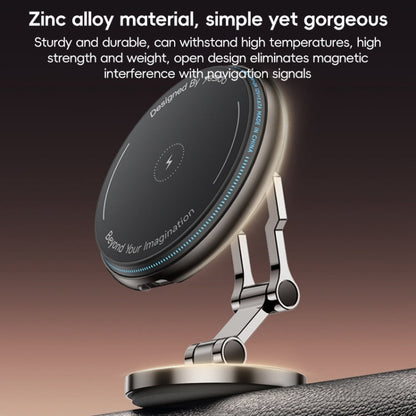 Yesido C306 15W Car Magnetic Wireless Charging Holder(Black)