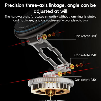 Yesido C306 15W Car Magnetic Wireless Charging Holder(Black)