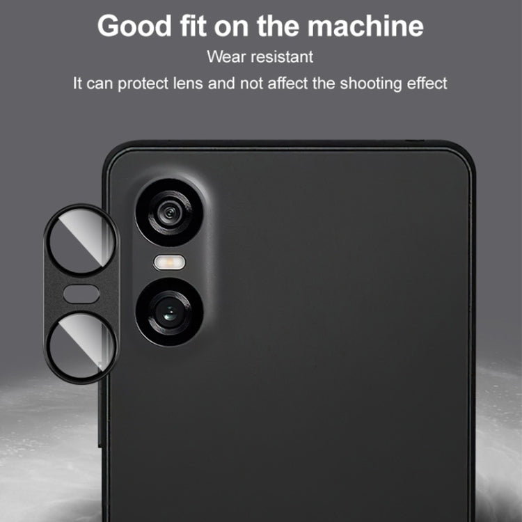 For Sony Xperia 10 VI IMAK Metal Armor Premium Camera Protector Film(Silver)