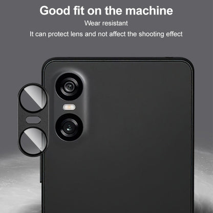 For Sony Xperia 10 VI IMAK Metal Armor Premium Camera Protector Film(Silver)