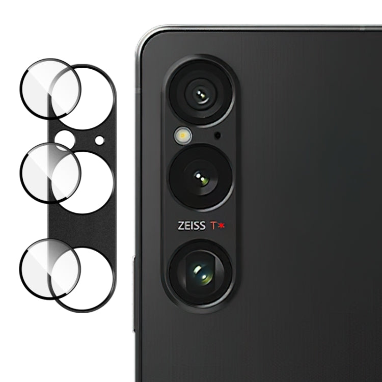 For Sony Xperia 1 VI IMAK Metal Armor Premium Camera Protector Film(Black)