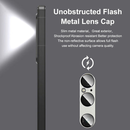 For Sony Xperia 1 VI IMAK Metal Armor Premium Camera Protector Film(Black)