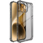 Pour iPhone 16 Pro Max, coque de téléphone antichoc en TPU avec airbag imak (noir transparent)