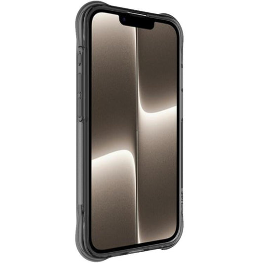 For iPhone 16e / 17e imak Shockproof Airbag TPU Phone Case(Transparent Black)
