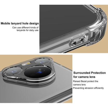 For iPhone 16 Pro Max imak Shockproof Airbag TPU Phone Case(Matte Black)