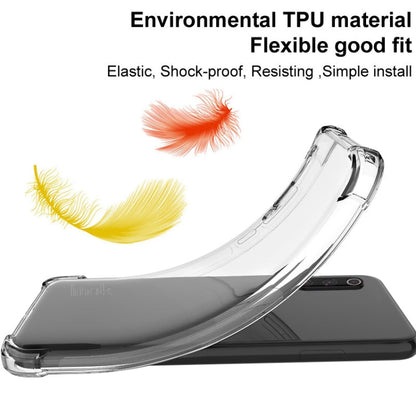 For iPhone 16 imak Shockproof Airbag TPU Phone Case(Transparent)