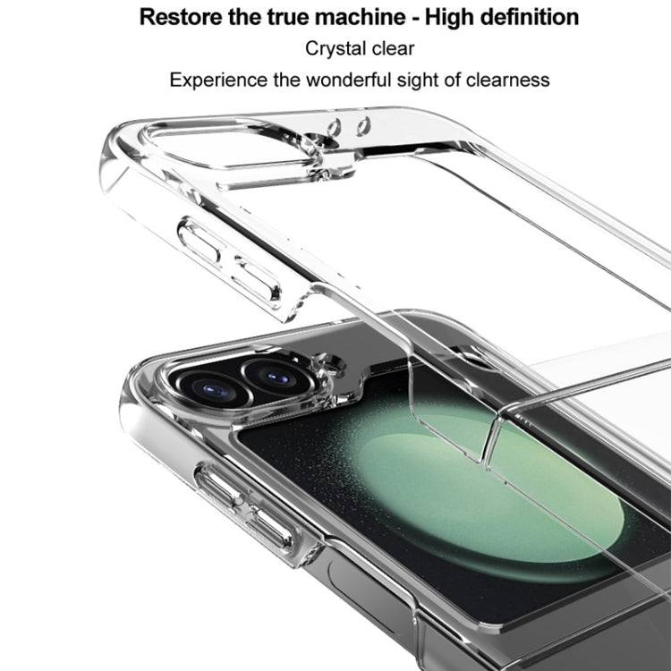 For Samsung Galaxy Z Flip6 / Flip7 FE imak Wing II Pro Series Wear-resisting Crystal Phone Case(Transparent)