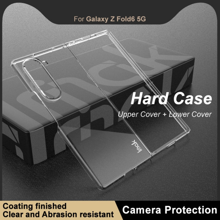 For Samsung Galaxy Z Fold6 imak Wing II Pro Series Wear-resisting Crystal Phone Case(Transparent)