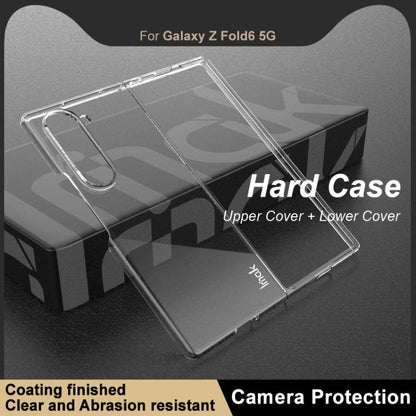 For Samsung Galaxy Z Fold6 imak Wing II Pro Series Wear-resisting Crystal Phone Case(Transparent)
