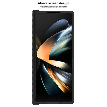 Pour Samsung Galaxy Z Fold6 Coque de téléphone en fibre de carbone PU + PC de la série imak Ruiyi