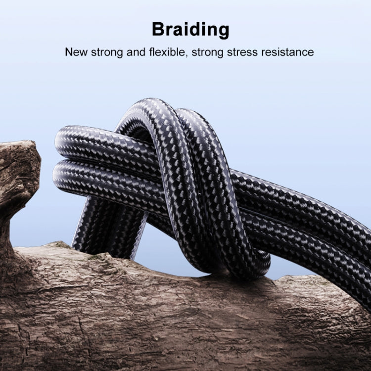 Yesido CA167 PD 27W USB-C / Type-C to 8 Pin Fast Charging Data Cable, Length:1.2m(Black)