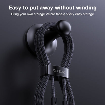 Yesido CA167 PD 27W USB-C / Type-C to 8 Pin Fast Charging Data Cable, Length:1.2m(Black)