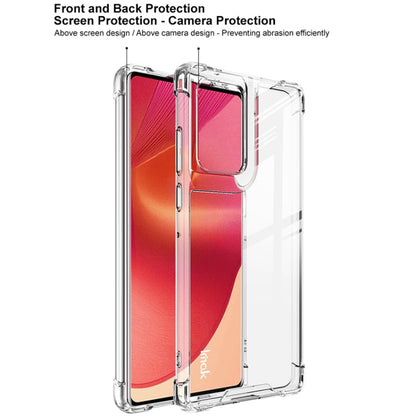 For Motorola Edge 50 Fusion IMAK Space Shield PC + TPU Airbag Shockproof Phone Case(Transparent)