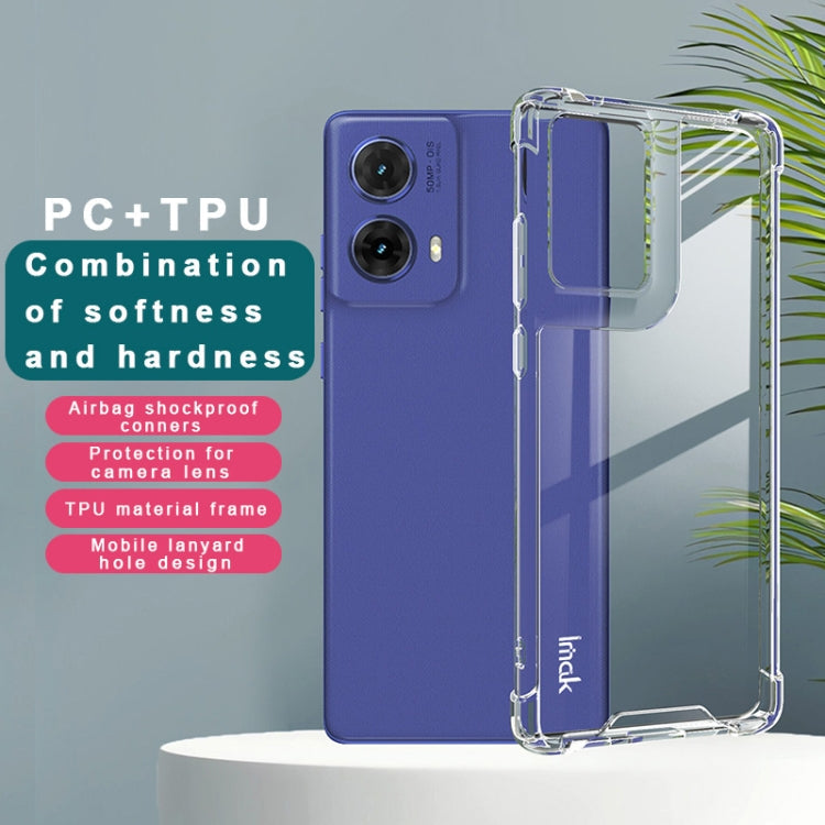 For Motorola Moto G85 5G IMAK Space Shield PC + TPU Airbag Shockproof Phone Case(Transparent)