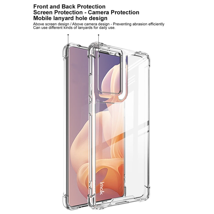 For Motorola Moto S50 Neo 5G IMAK Space Shield PC + TPU Airbag Shockproof Phone Case(Transparent)