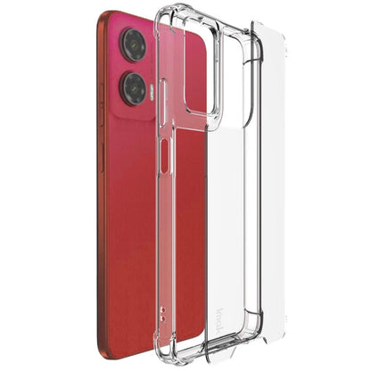 Pour Motorola Moto G35 5G IMAK Space Shield Coque de téléphone antichoc en PC + TPU Airbag (Transparent)