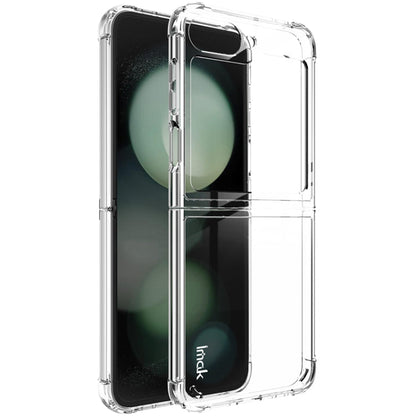 For Samsung Galaxy Z Flip6 / Flip7 FE IMAK Space Shield PC + TPU Airbag Shockproof Phone Case(Transparent)
