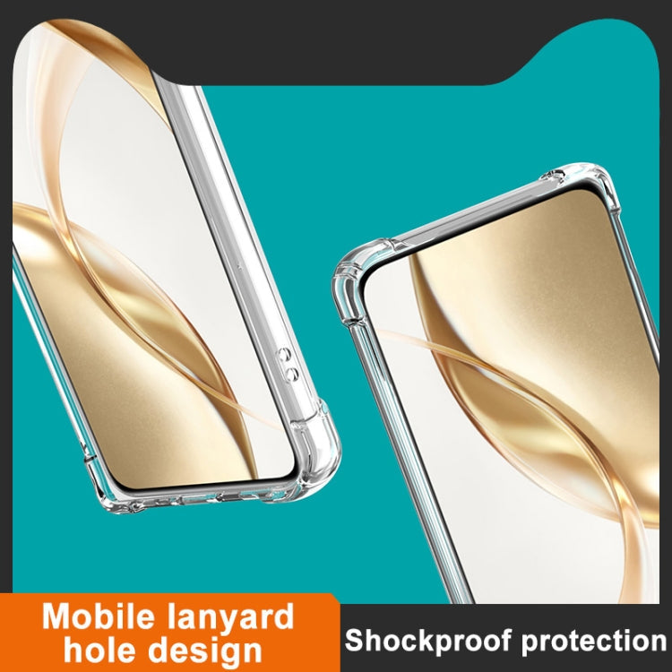 For Samsung Galaxy Z Flip6 / Flip7 FE IMAK Space Shield PC + TPU Airbag Shockproof Phone Case(Transparent)