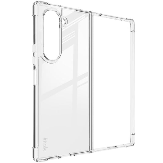 For Samsung Galaxy Z Fold6 IMAK Space Shield PC + TPU Airbag Shockproof Phone Case(Transparent)