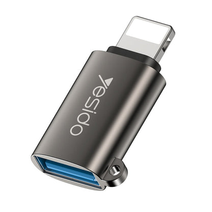 Adaptateur OTG Yesido GS14 8 broches vers USB 3.0 (noir)