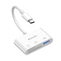 Adaptateur OTG Yesido GS16 USB-C / Type-C vers USB 3.0 / Lecteur de carte TF / SD (blanc)