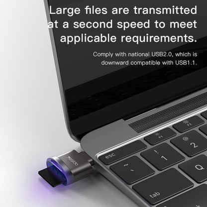 Yesido GS19 USB-C / Type-C to TF Card OTG Mini Card Reader(Black)