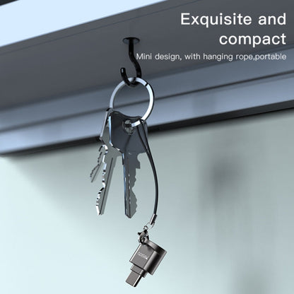 Yesido GS19 USB-C / Type-C to TF Card OTG Mini Card Reader(Black)