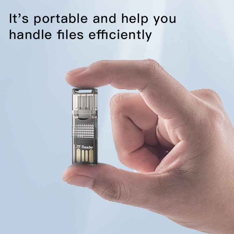 Yesido GS21 Adaptateur de lecteur de carte OTG 2-en-1 USB 3.0 vers USB-C / Type-C + Carte TF (Or)