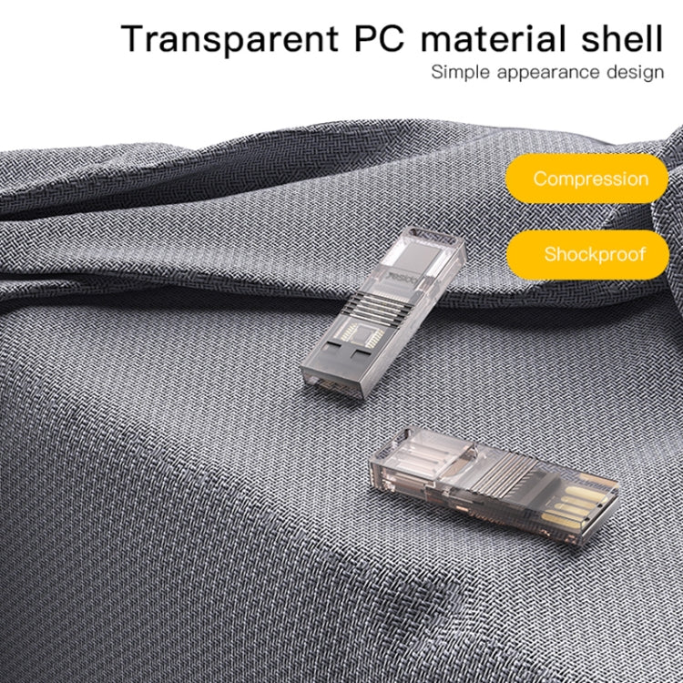 Yesido GS21 Adaptateur de lecteur de carte OTG 2-en-1 USB 3.0 vers USB-C / Type-C + Carte TF (Or)