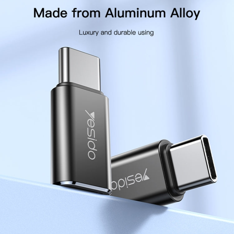 Yesido GS22 USB-C / Type-C to 8 Pin OTG Adapter(Black)