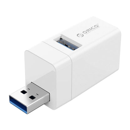 ORICO MINI-U32 Adaptateur Mini HUB 3 en 1 USB en plastique ABS (Blanc)