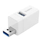 ORICO MINI-U32 Adaptateur Mini HUB 3 en 1 USB en plastique ABS (Blanc)