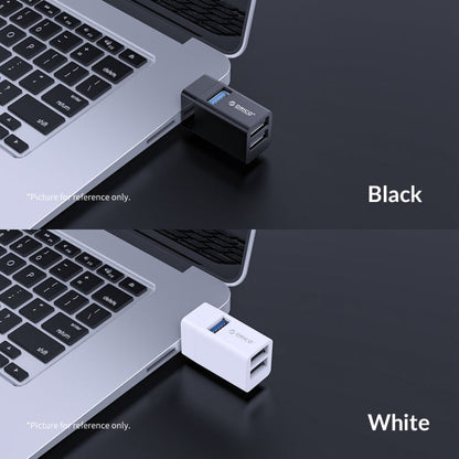 ORICO MINI-U32 Adaptateur Mini HUB 3 en 1 USB en plastique ABS (Blanc)