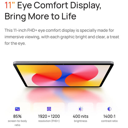 HUAWEI MatePad SE 11 2024 WiFi Tablet PC, 8GB+256GB, 11 inch HarmonyOS 4.2 Qualcomm Snapdragon 685 Octa Core, Not Support Google Play(Nebula Grey)