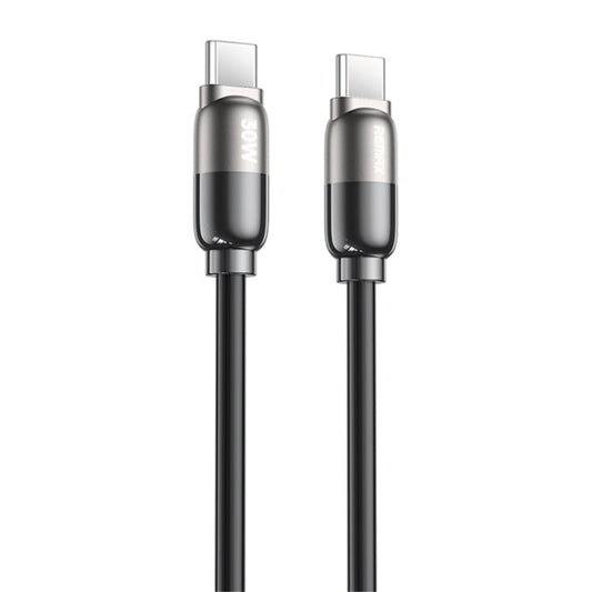 Câble de charge rapide REMAX RC-C037 Capsule 1,2 m 30 W USB-C vers USB-C en PVC (Noir)
