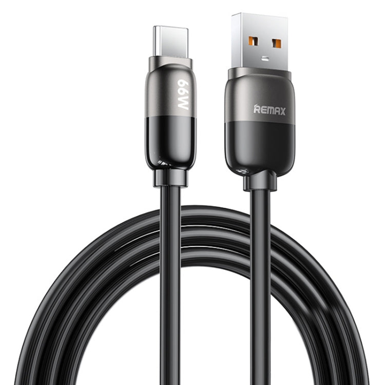 Câble de charge rapide REMAX RC-C038 Capsule 1,2 m 66 W USB vers Type-C en PVC (noir)
