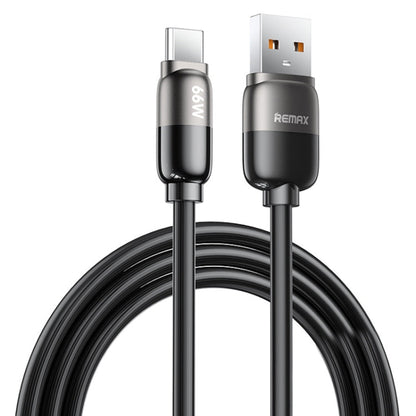 Câble de charge rapide REMAX RC-C038 Capsule 1,2 m 66 W USB vers Type-C en PVC (noir)